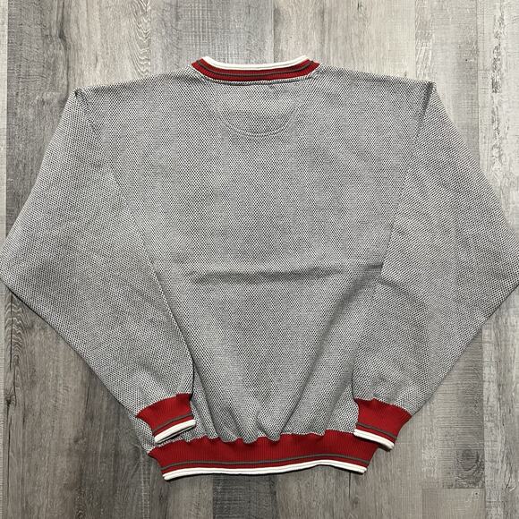 VTG University Nebraska Huskers Grey 90s Embroidered Script College Sweatshirt - Picture 3 of 4